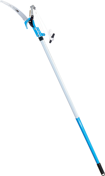 Telescopic pruner extending up to 300cm for high branches