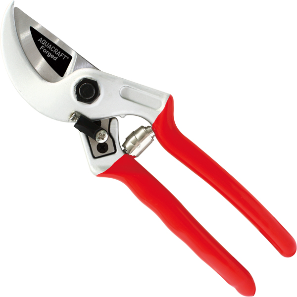 Professional pruner with SK5 blade and safety lock