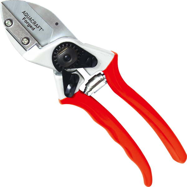 Professional pruner with SK5 blade and safety lock