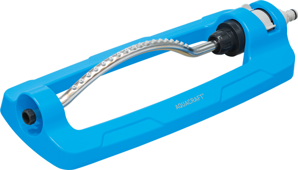 "1. 18 rubber nozzle oscillating arm. 2. Pin for cleaning the holes. 3. Variable water flow and flexible coverage control. 4. Maximum area coverage: 400 m²."