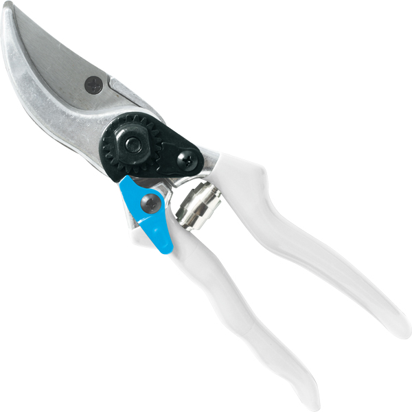 Heavy-duty pruning shears with adjustable blade tension