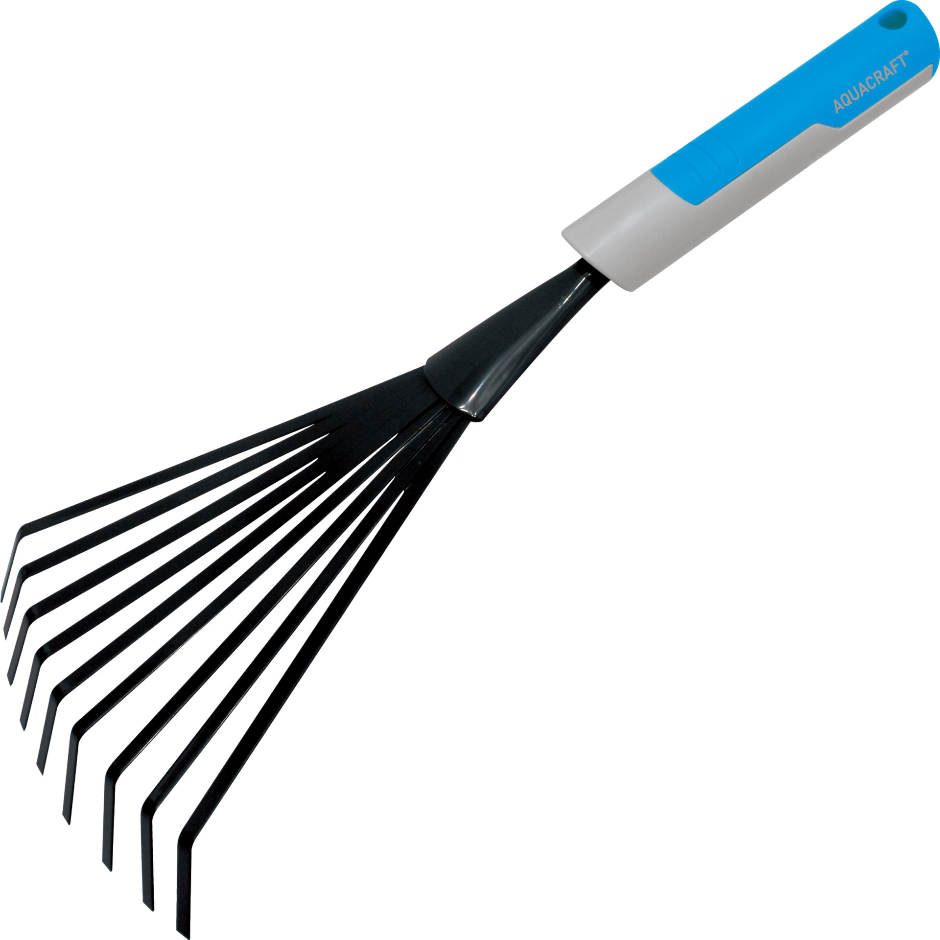 Metal garden shovel for digging hard and stony soil
