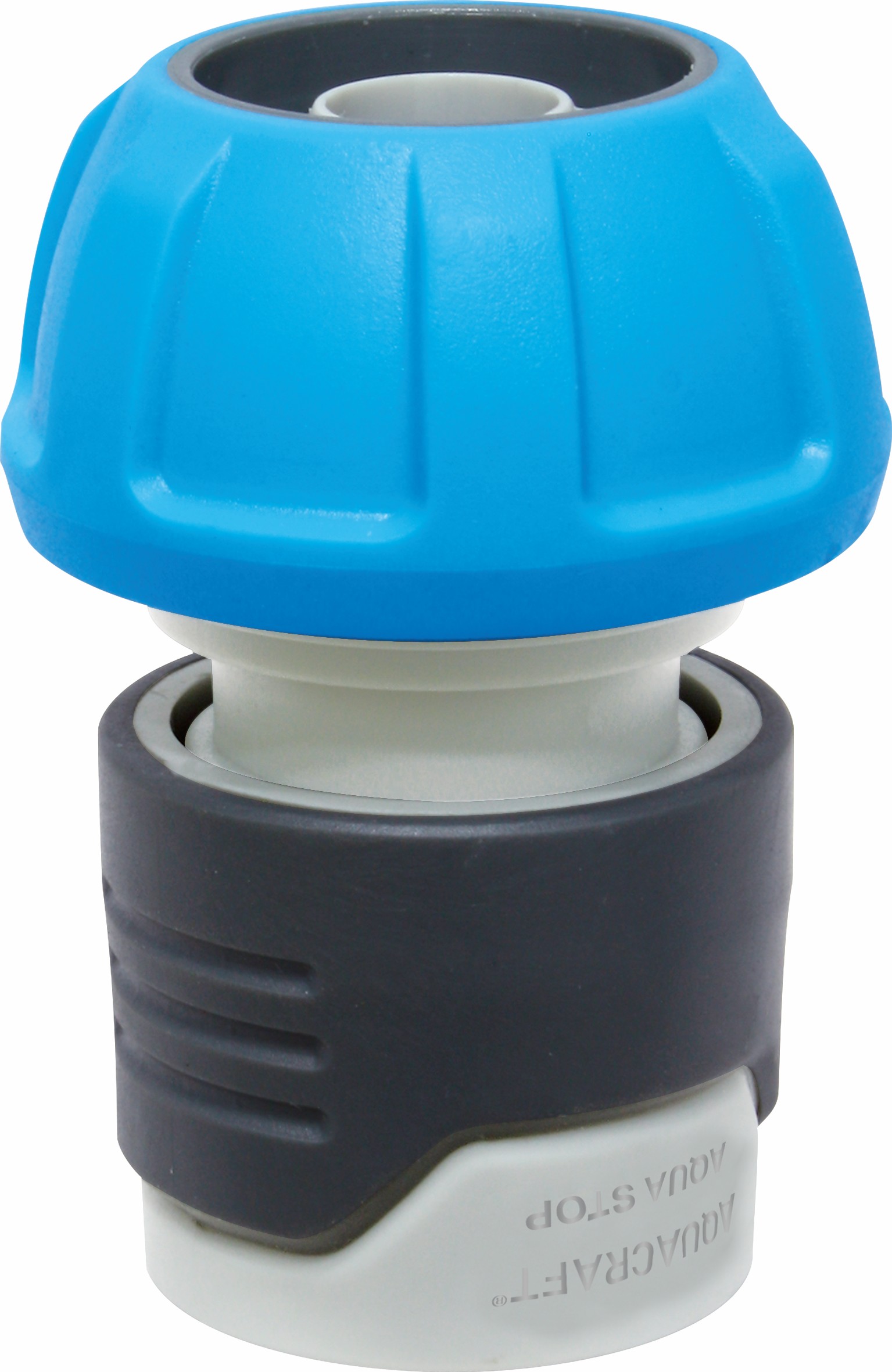 Ergonomic hose connector with soft-touch grip and non-slip body