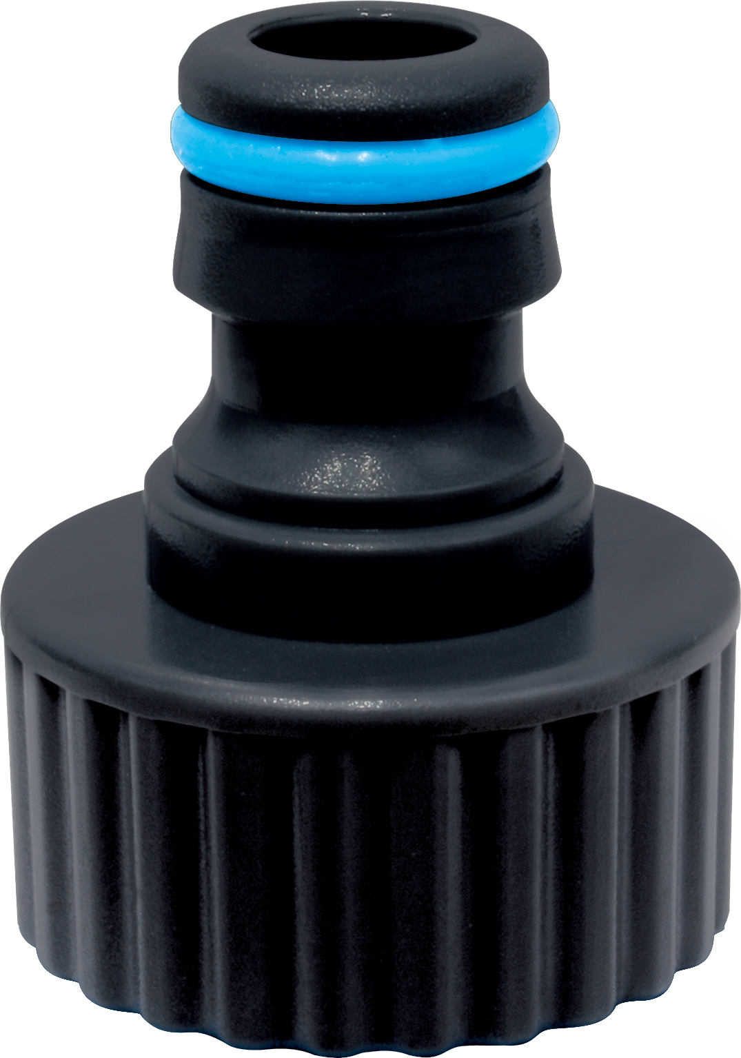 Tap-to-hose connector with reliable plastic construction