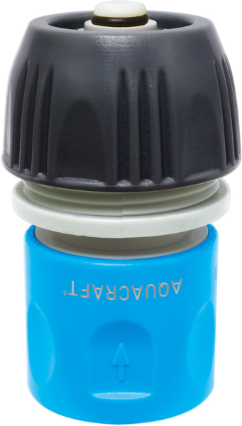 Universal hose connector for tap connection  Alt 2 Durable plastic hose adaptor for hoses of any diameter  Alt 3 Garden hose fitting compatible with all hose sizes 