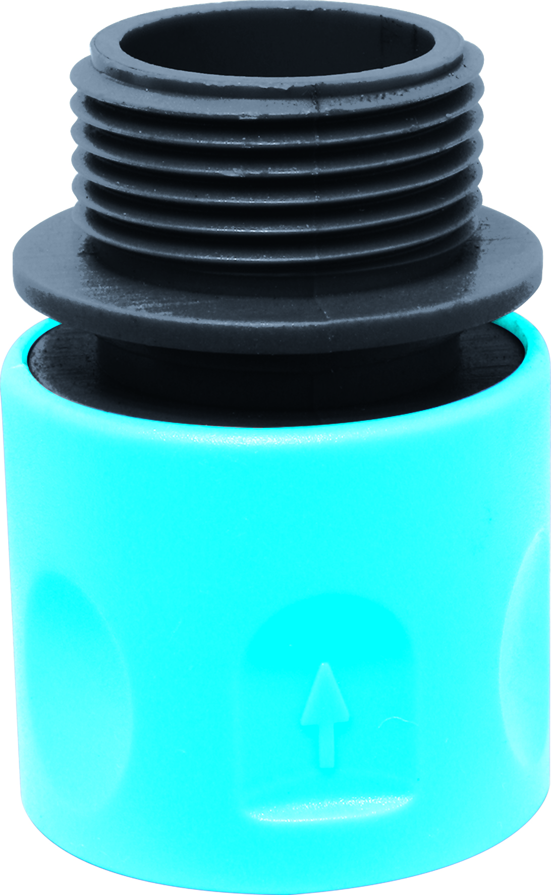 Threaded hose adapter for connecting hose to tap fittings