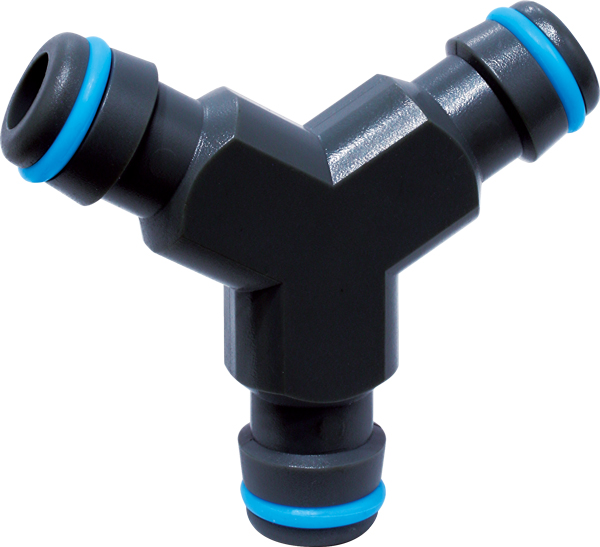 Ergonomic hose joiner for connecting two hose lines