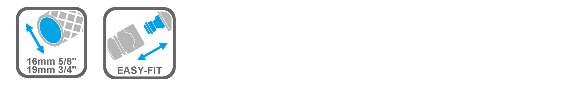 Durable plastic hose adaptor for hoses of any diameter