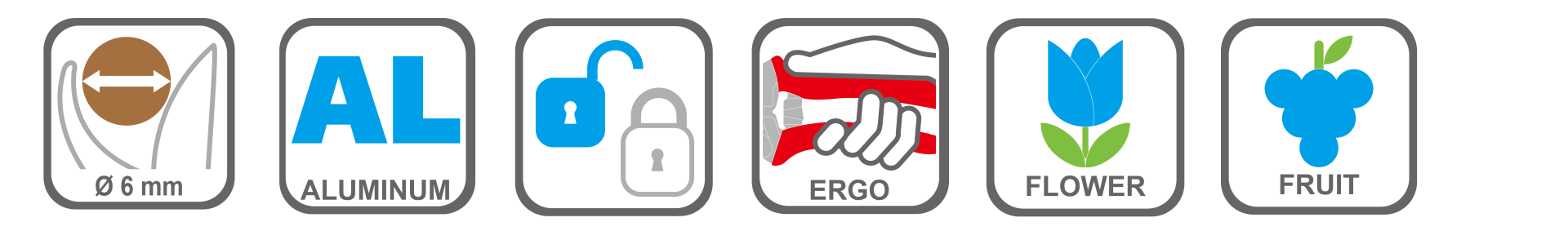 Full-forged pruning scissors with micro-tip blades