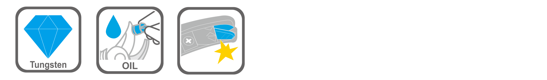 Safe blade sharpening tool with anti-rust oil function