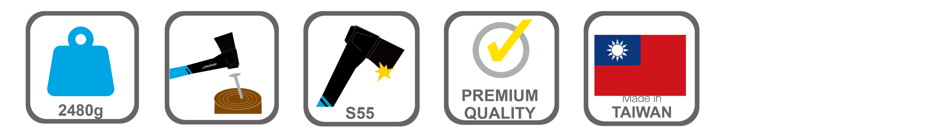 Camping utility knife with ergonomic soft-grip handle